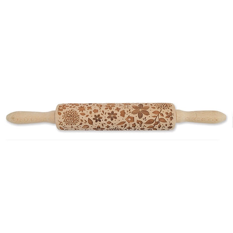 Rouleau empreintes bois Nature Scrapcooking - Mathon - 1