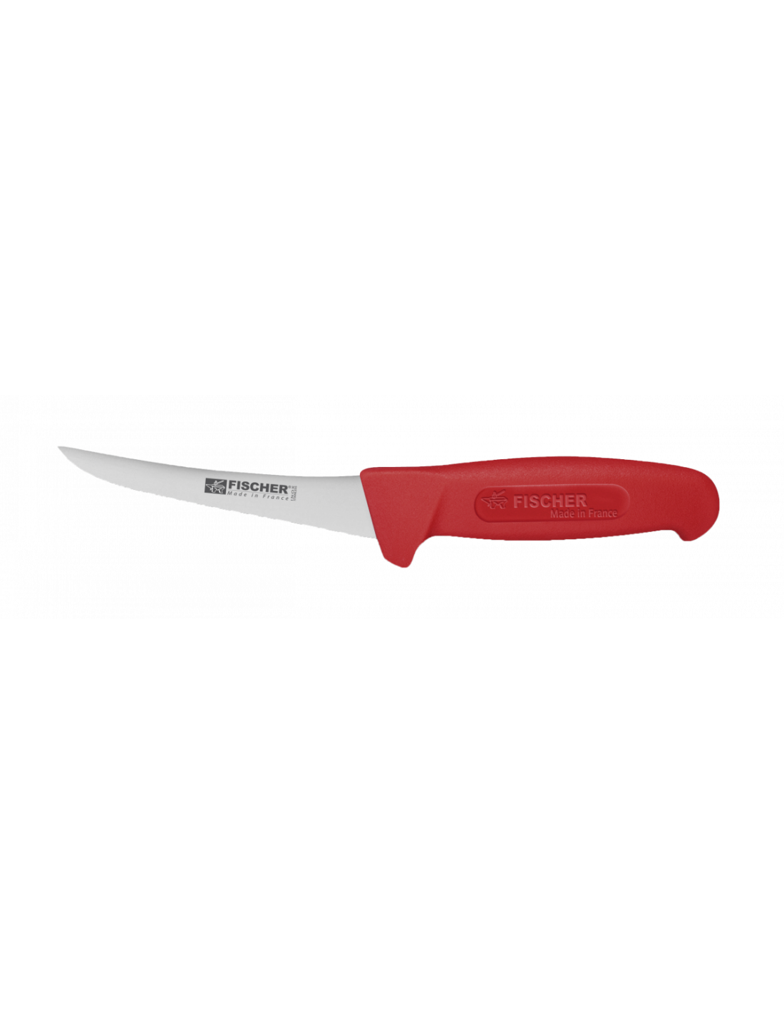 Couteau A Desosser Courbe Pro Surmoule Lame 13 Cm Rouge Le Pratique - Mathon