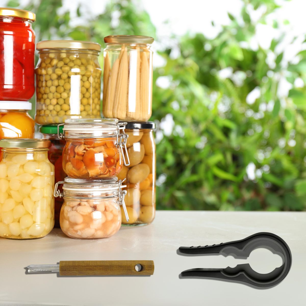 Duo Ouvre bocal et bouteilles universel et Tire languette Fackelmann - Mathon - 2