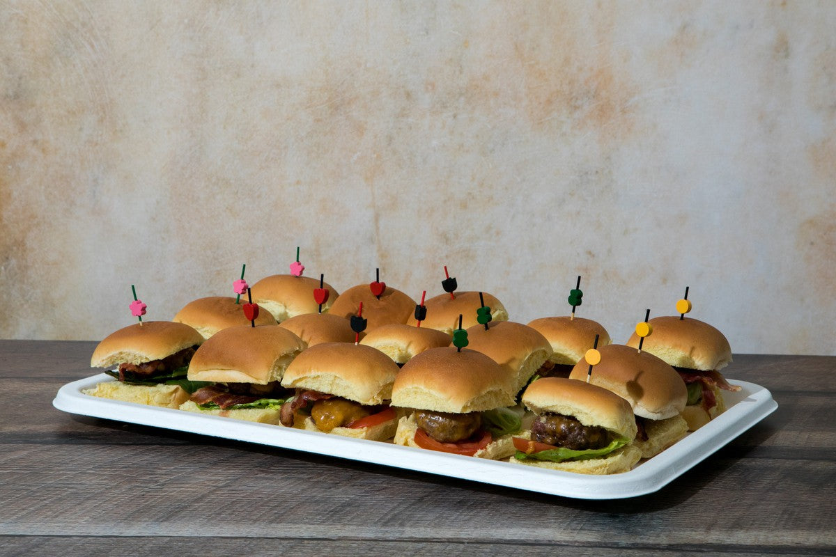 100Pcs - Pique bambou avec une extrémité décors et couleurs assortis   H90mm FirstPack - Mathon - 2