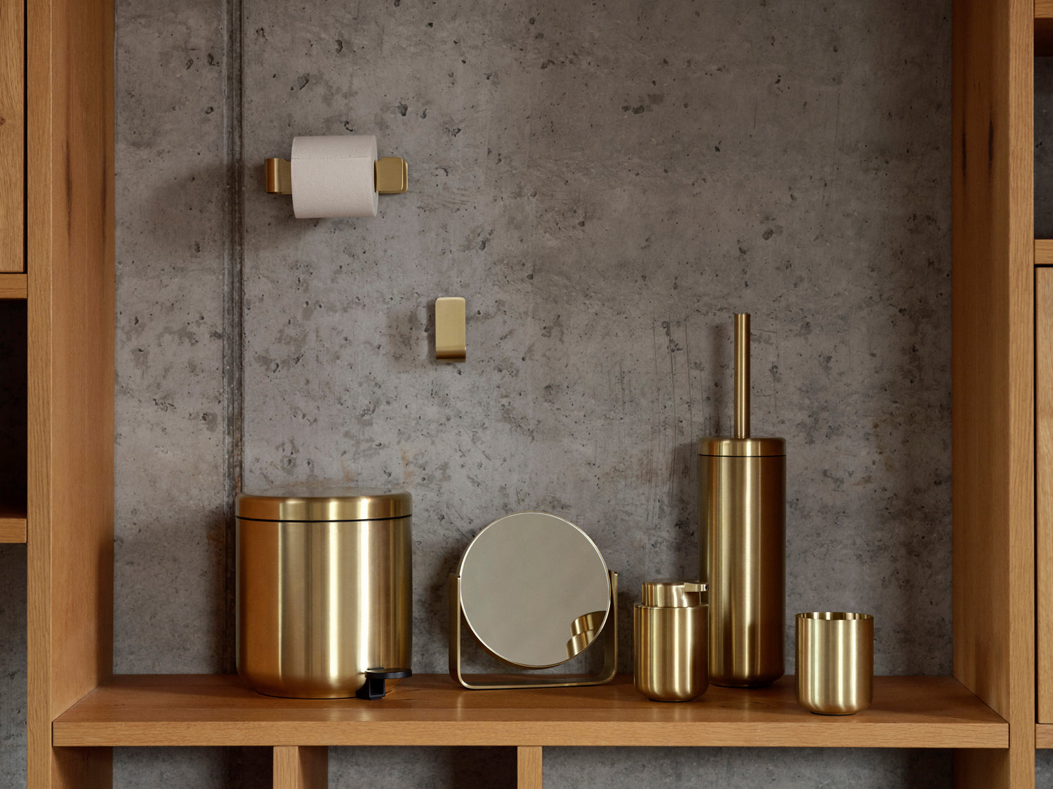 Brosse de toilette Ume en SS304 Laiton finish Laiton Zone Denmark - Mathon - 8