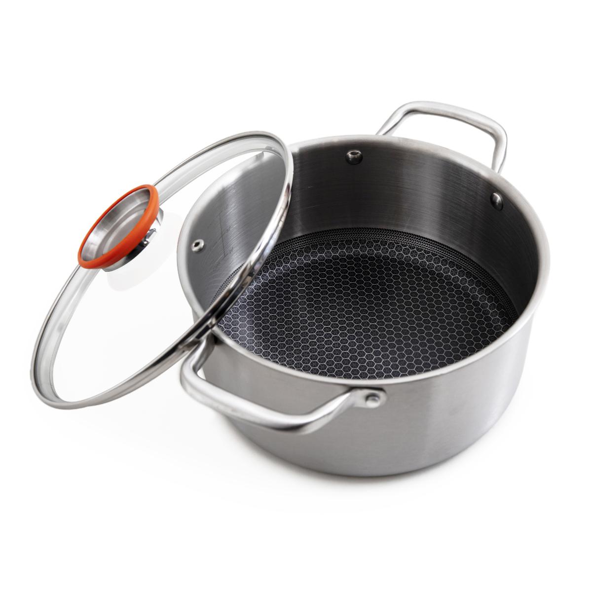 Marmite 24cm triplex avec couvercle - "Black Cube" Laguiole Cuisson - Mathon - 3