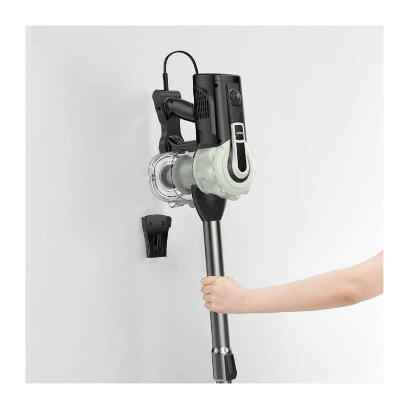 Aspirateur Balai Avec Fil - Livoo - Doh142v - 600 W - 12 Kpa - 82 Db - Cyclonique - 0,55 L - Vert Livoo - Mathon - 3