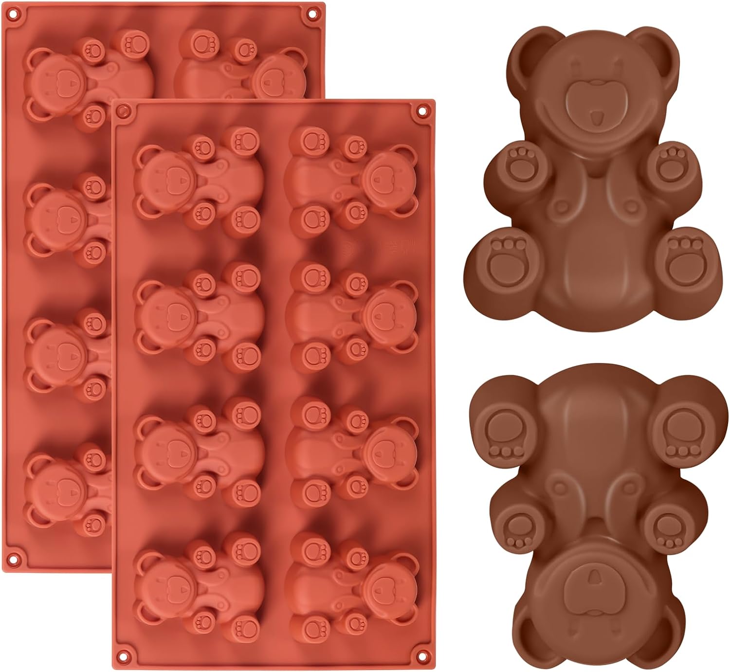 Moule en silicone Pour Muffins, gâteau au chocolat, moule à savons, Cupcake Et Gelée Vendos85 - Mathon