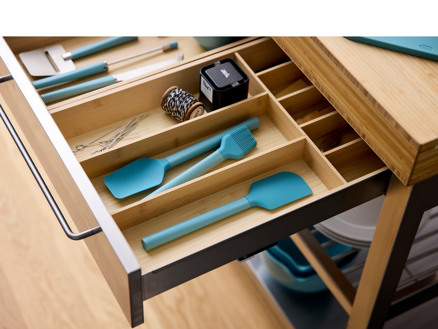 Kit de pâtisserie Emma en Silicone/PP Nordic green Rosti - Mathon - 2