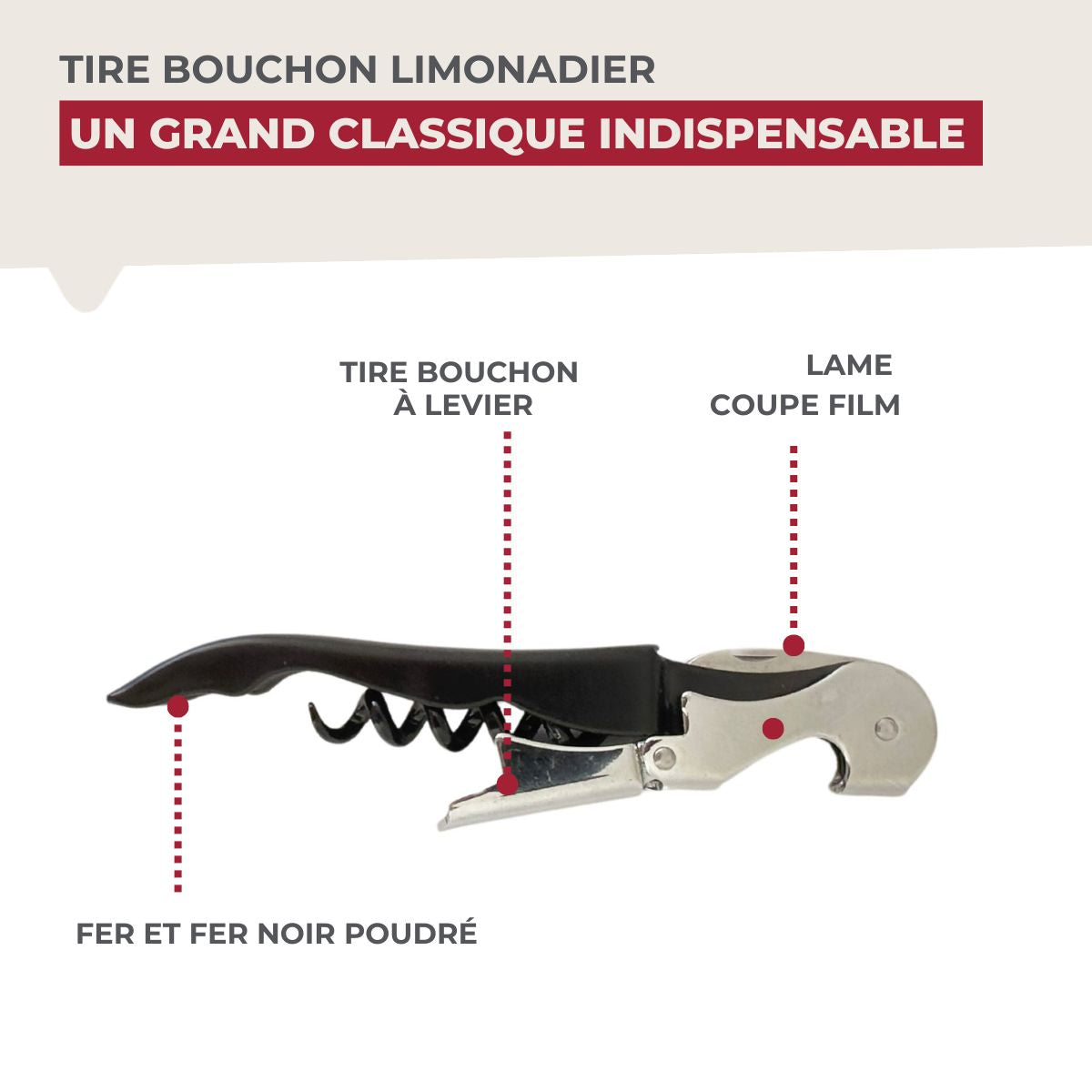 Tire-bouchon limonadier  Bar Concept Fackelmann - Mathon - 4