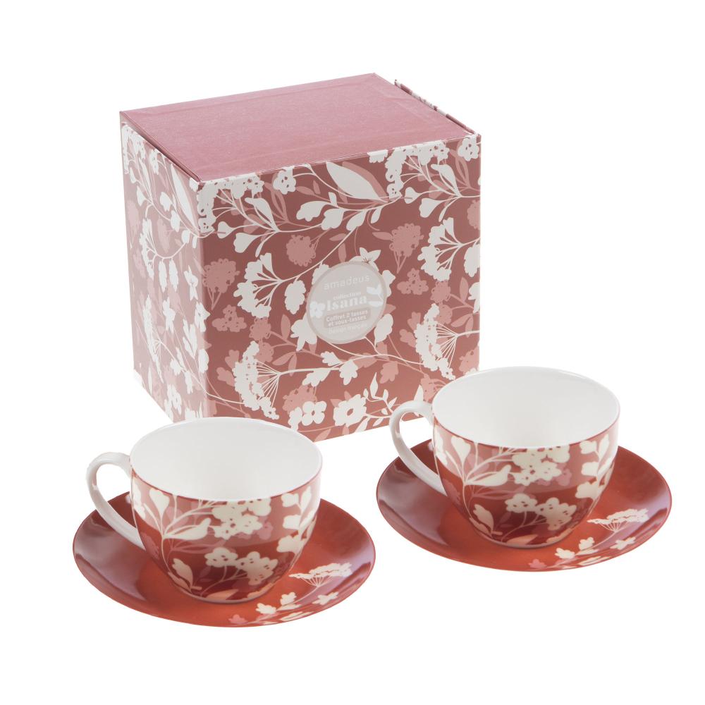 Coffret de 2 tasses et sous-tasses Isana Amadeus - Mathon - 2