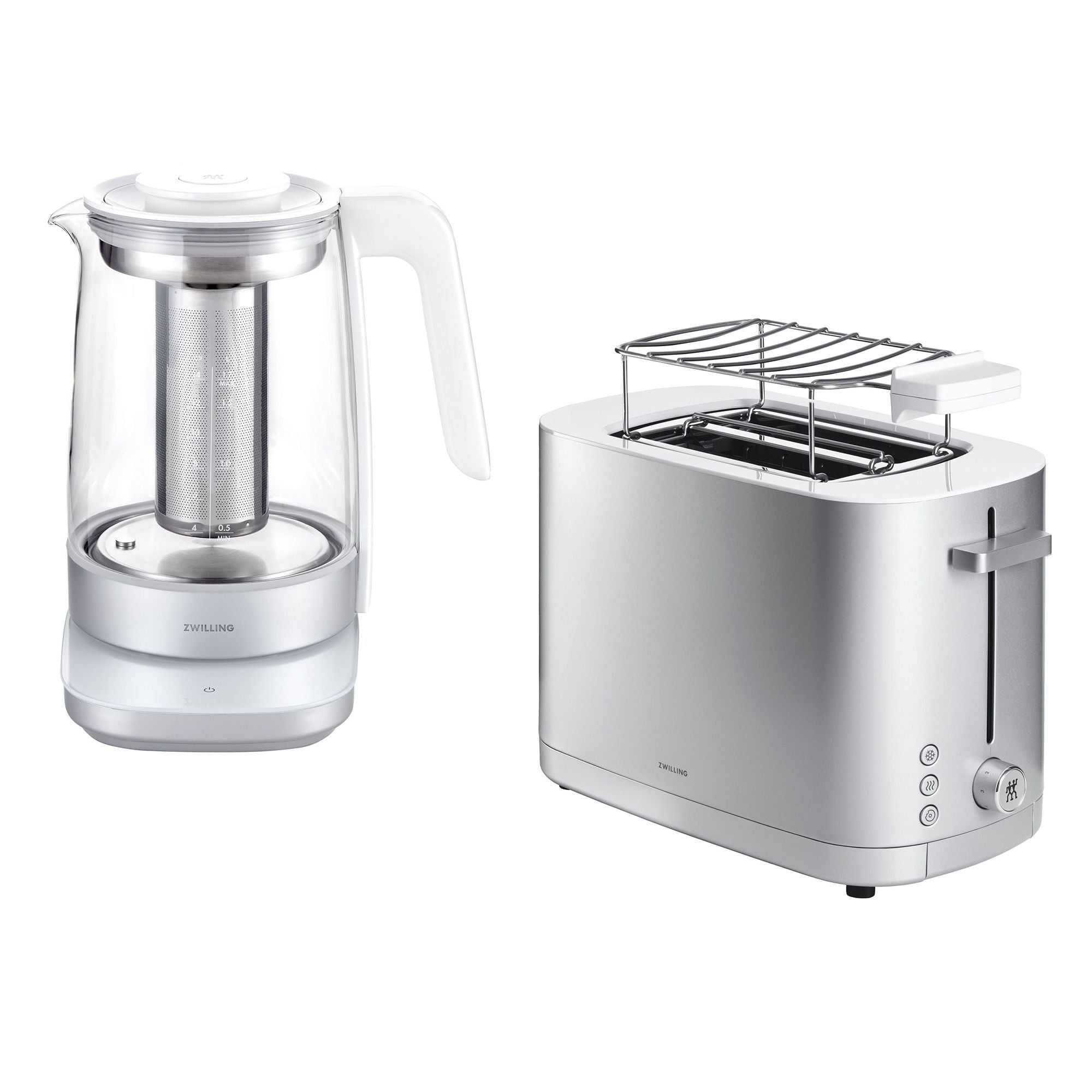 Grille Pain + Théière-Bouilloire ARGENT Zwilling - Mathon - 1