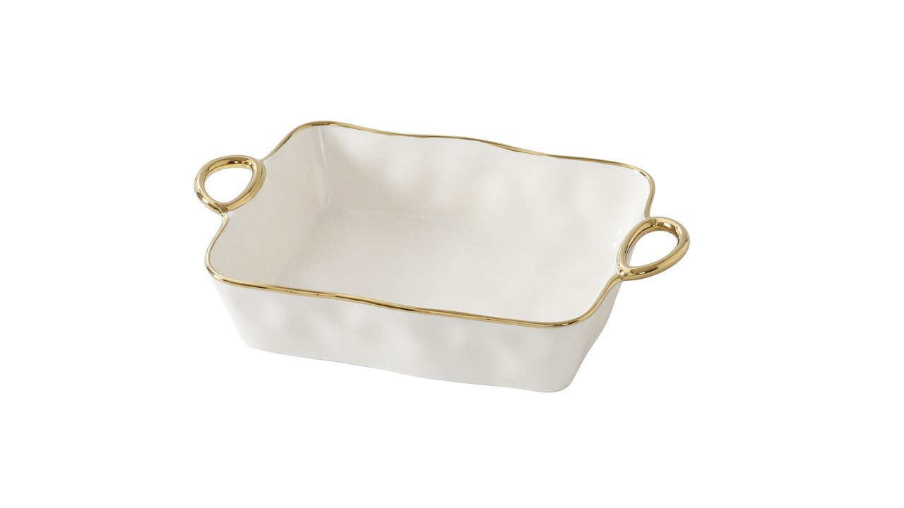 Rectangular Baking Dish - 37,5x22,9x7,6cm - GOLDEN HANDLES Pampa Bay - Mathon