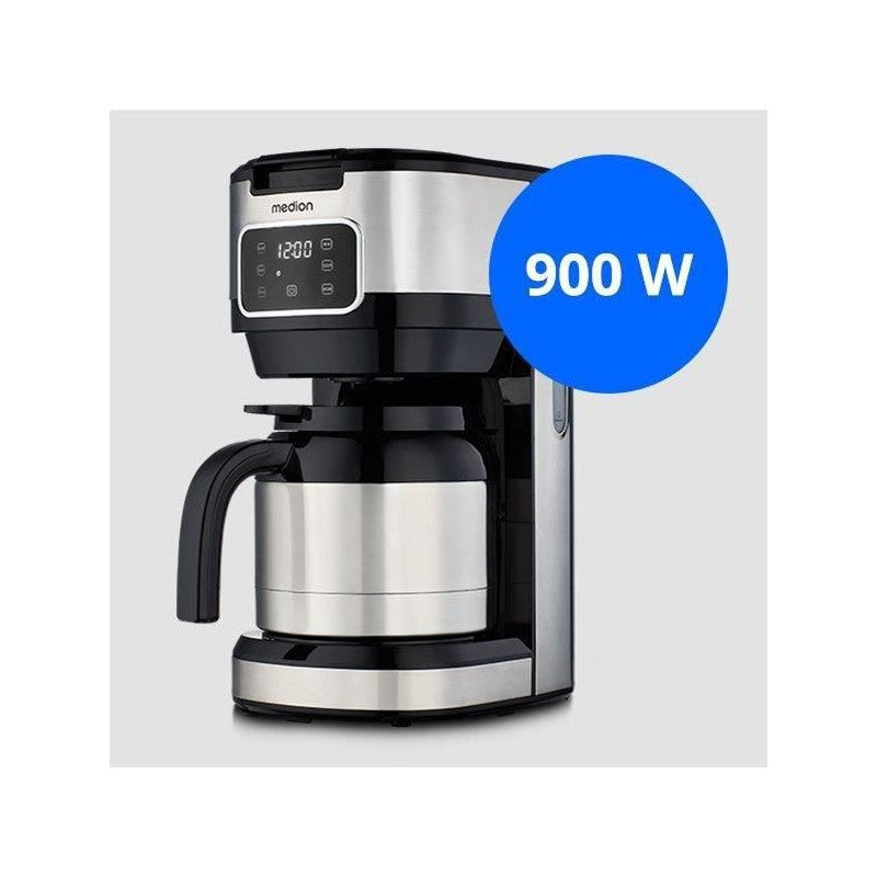 Cafetiere Filtre Digitale Isotherme - Medion - 900w - 1,2l - Silver Medion - Mathon - 6