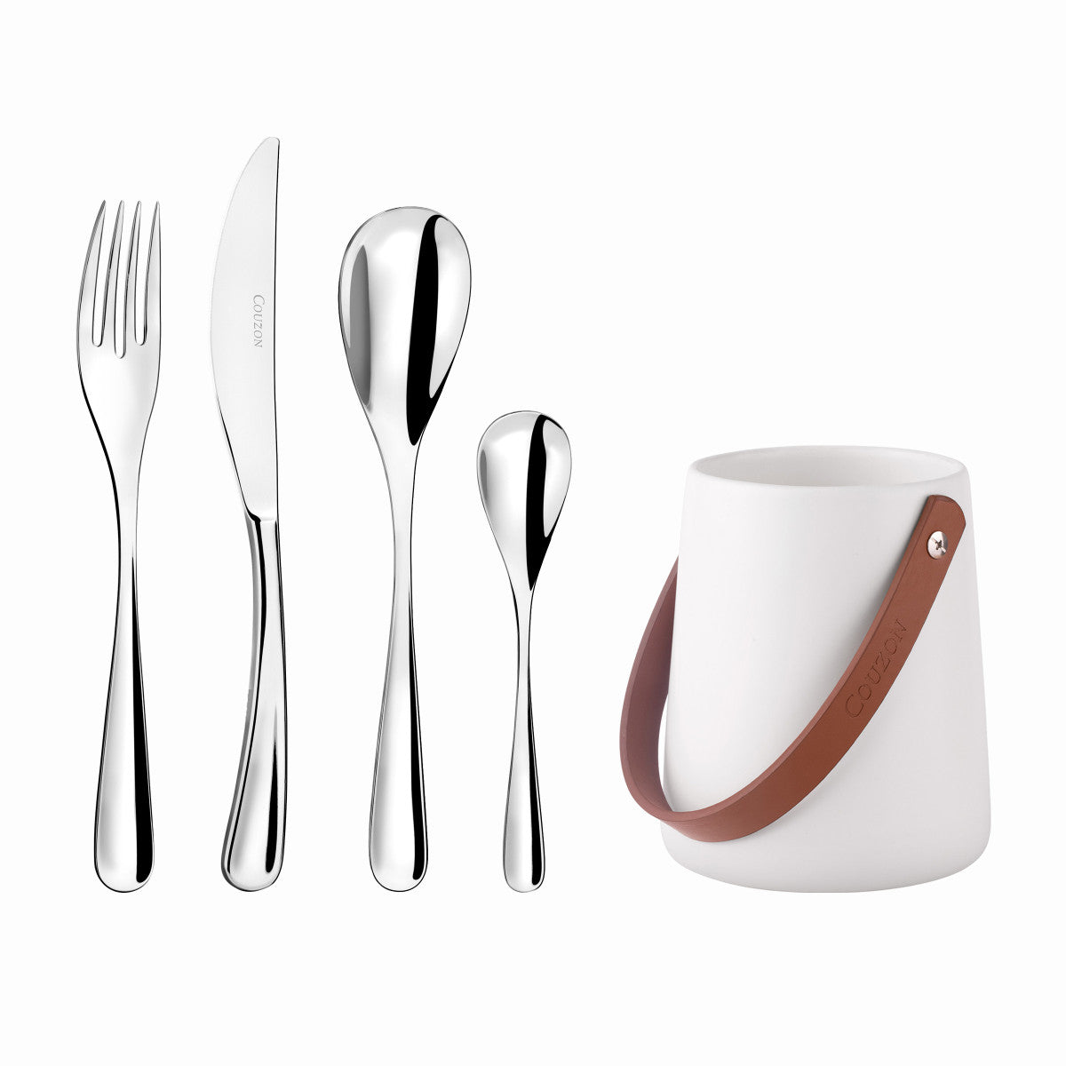 Eole - 24 couverts de table avec support de rangement nomade Couzon - Mathon - 1