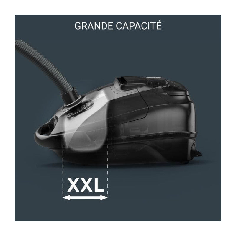 Silence Force Effitech Aspirateur Avec Sac, Bac 4,5 L, Ultra Silencieux 57 Db(a), Haute Filtration, Rouge Yy5453fe Rowenta - Mathon - 2