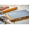 Lot 2 plaques à pâtisserie micro-perforée en aluminium et 2 tapis de cuisson en silicone et fibre de verre professionnels 40 cm Mathon - Mathon - 2