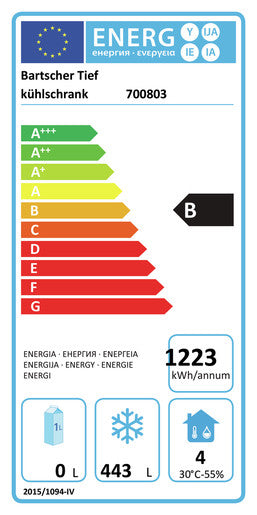 Armoire Congélateur Professionnel 700 L - acier inoxydable - Bartscher - Mathon - 6
