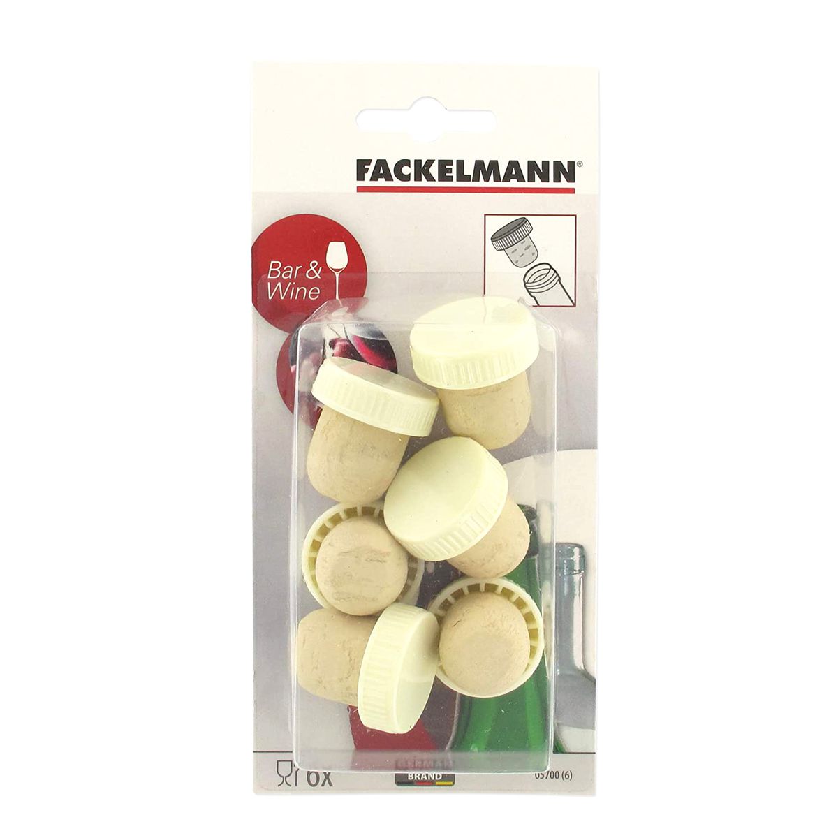 Lot de 12 bouchons de liège  Bar Concept Fackelmann - Mathon - 5