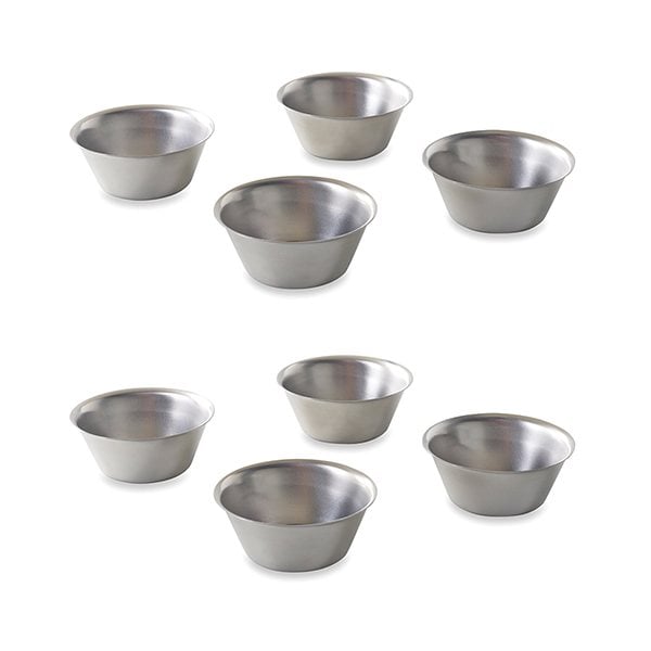 Lot 8 moules originaux à Pastéis de Nata - flans portugais Artame - Mathon - 1