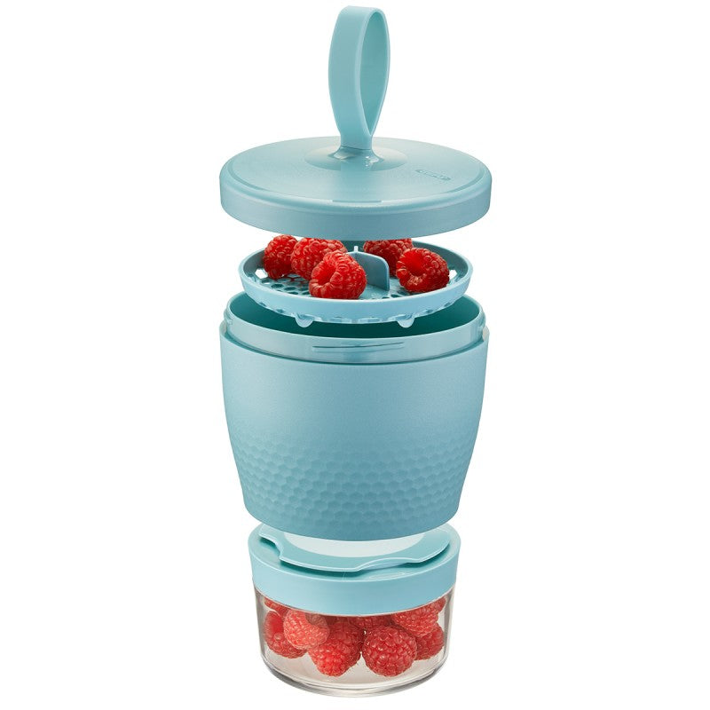 Snack Box FOODIE, 570 ml et 185 ml, bleu azur Gefu - Mathon - 3