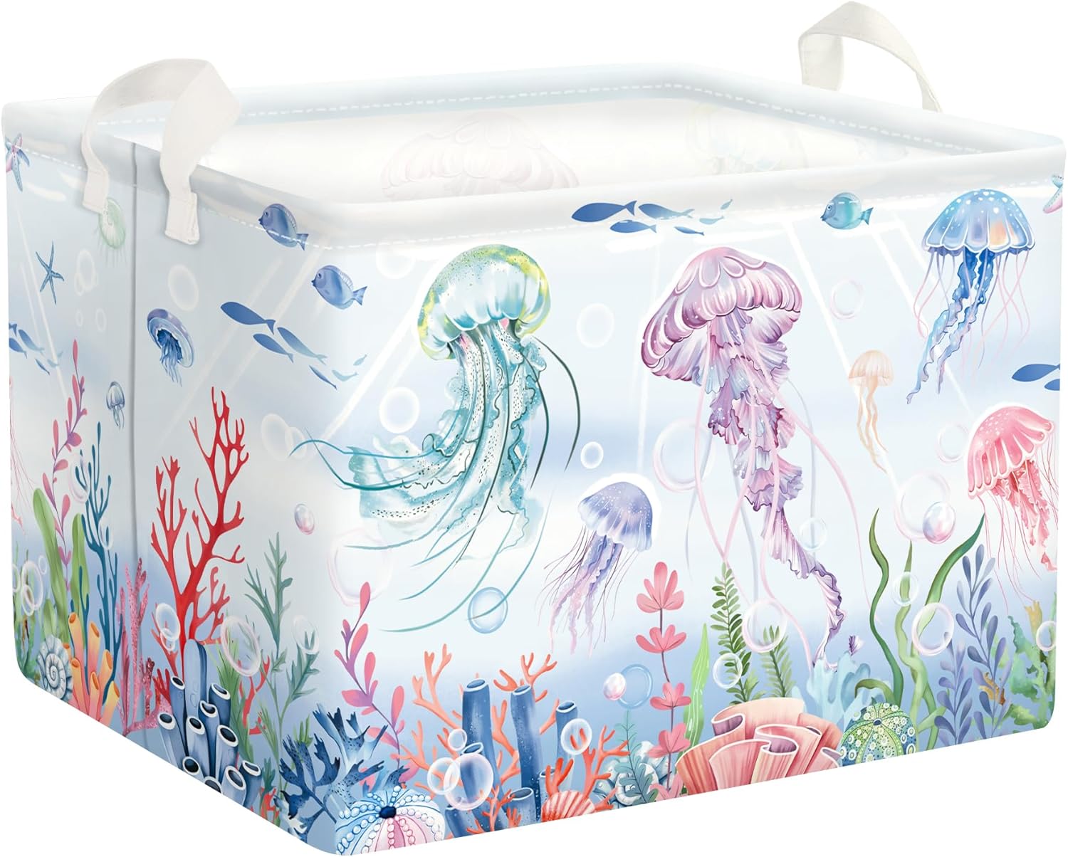 Panier de rangement enfant Méduses Colorées 36L Vendos85 - Mathon