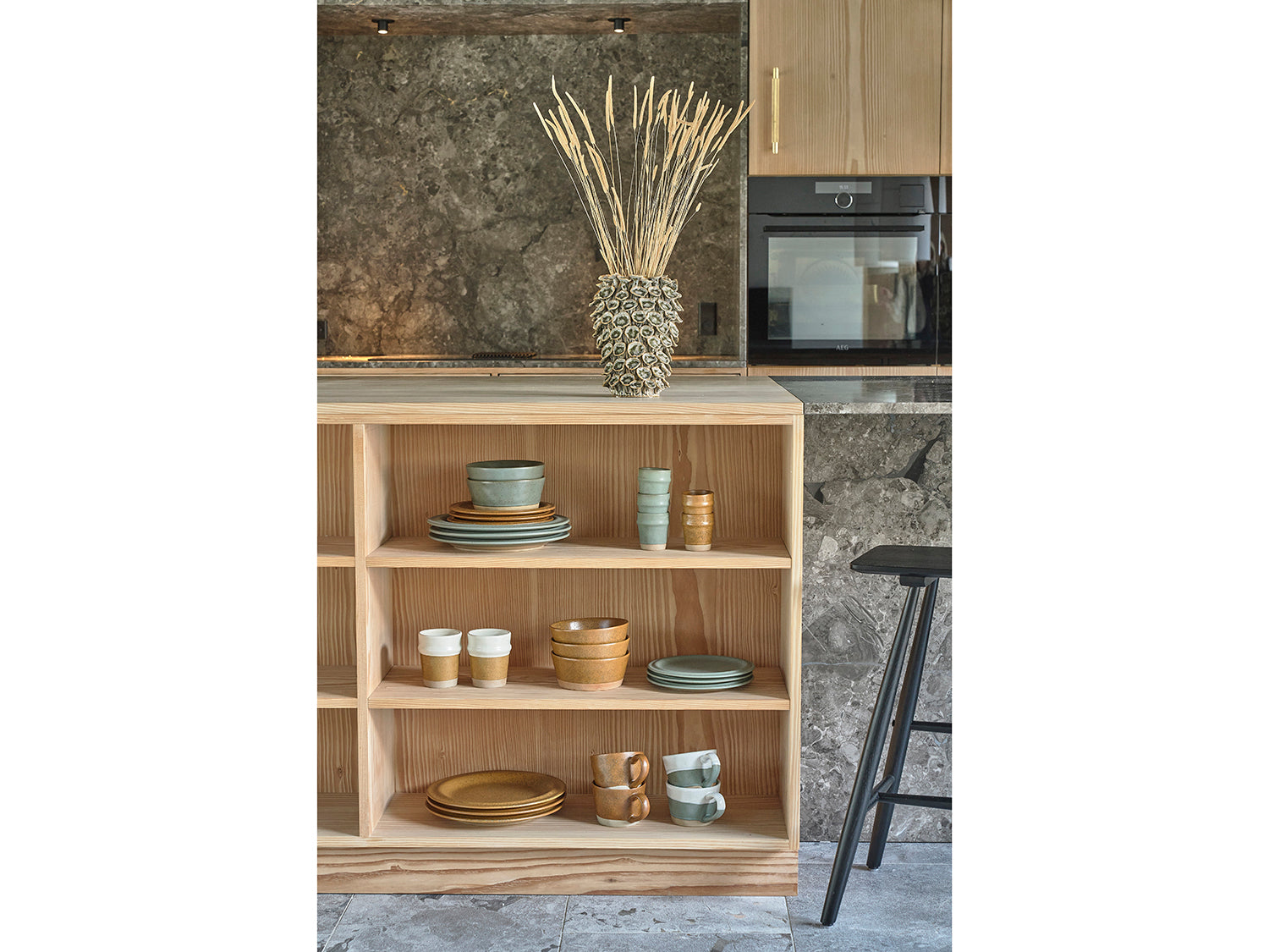 Set de 2 mugs avec anse EVIG en porcelaine Ambre Villa Collection - Mathon - 7