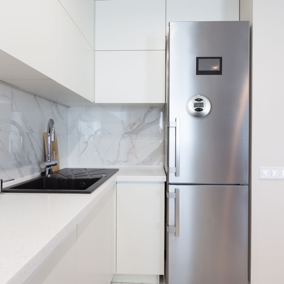 Minuteur digital de cuisine aimanté avec pile incluse  Basic Fackelmann - Mathon - 2