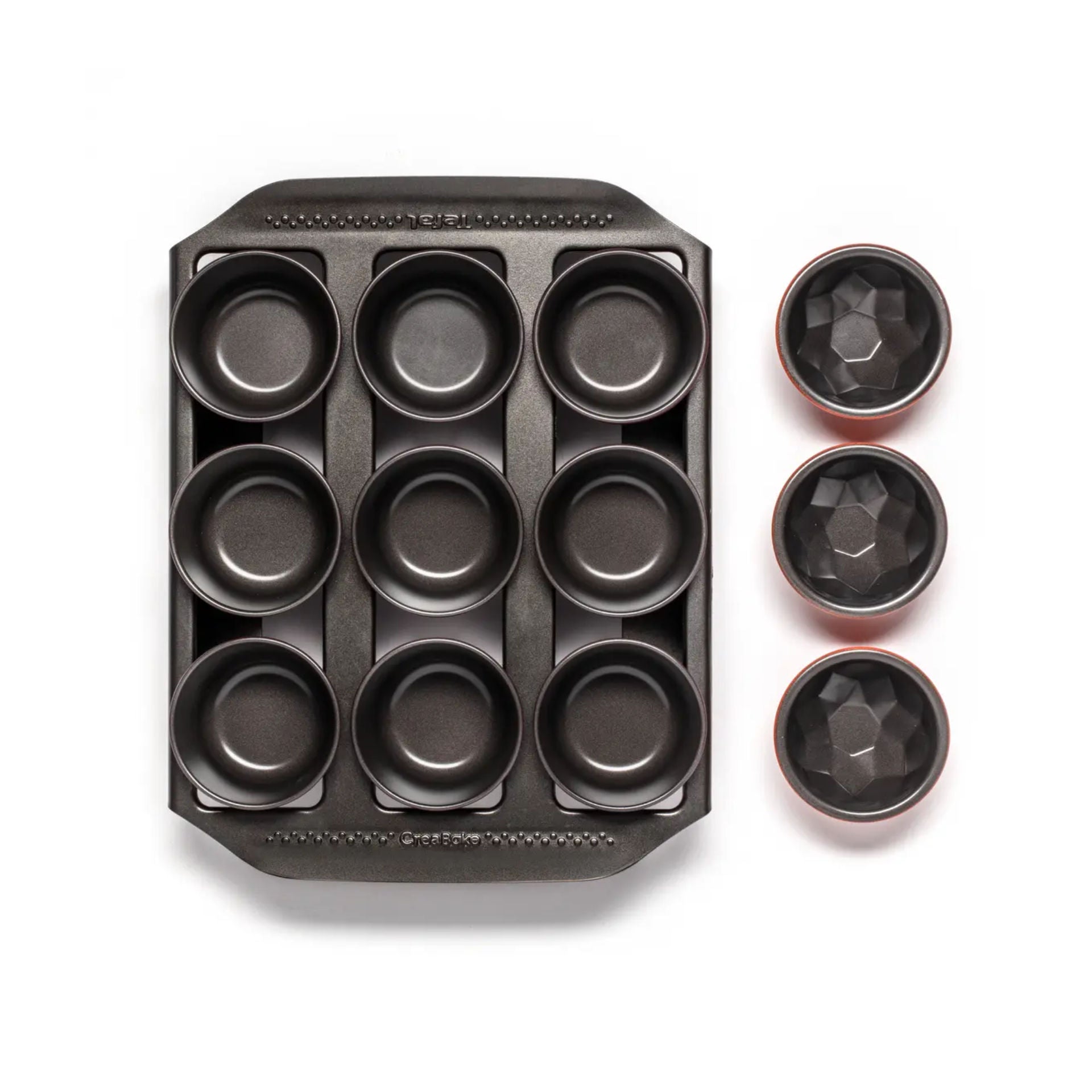 Set de moules à muffins et support CreaBake Tefal - Mathon - 2
