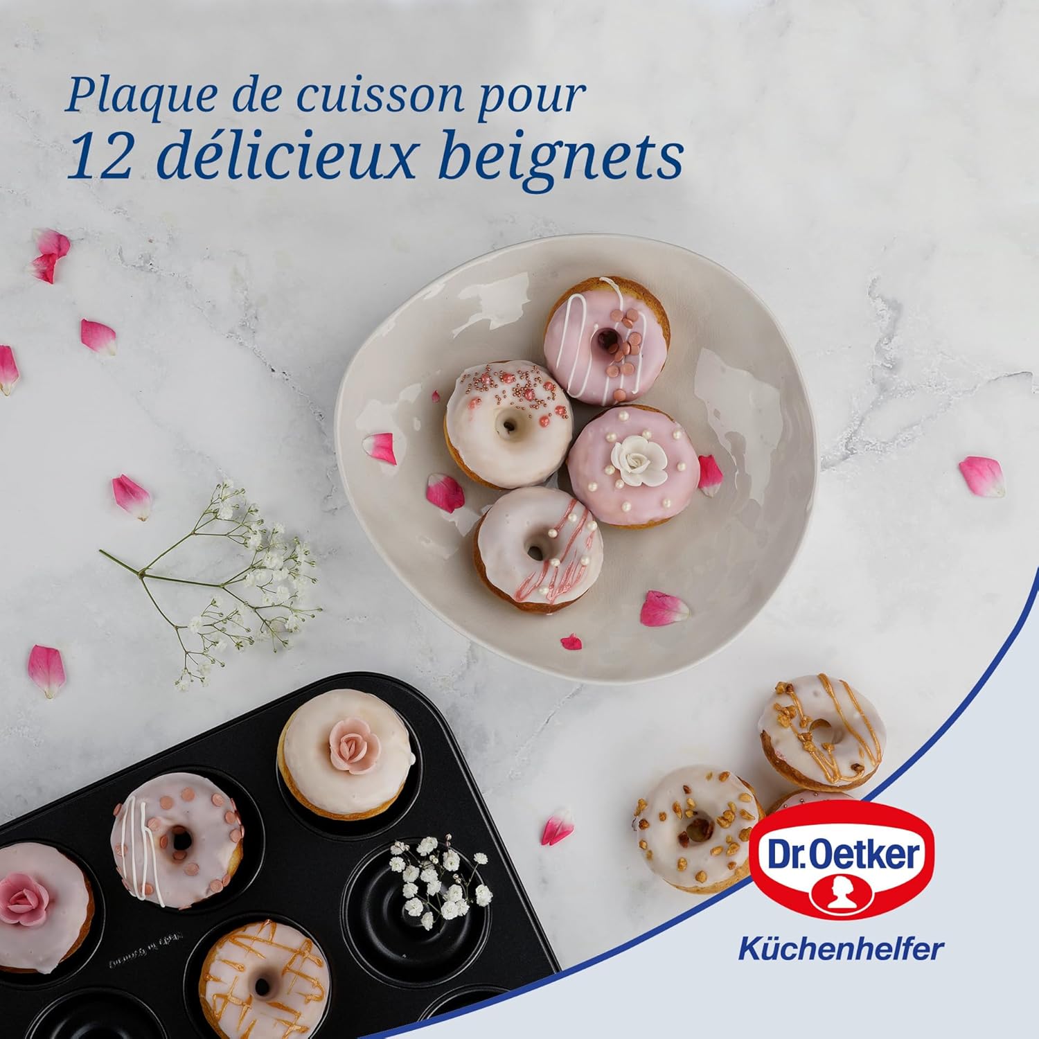 Moule donut et bagel 12 empreintes 26,5 x 38,5 cm Dr. Oetker Tradition Dr. Oetker - Mathon - 5