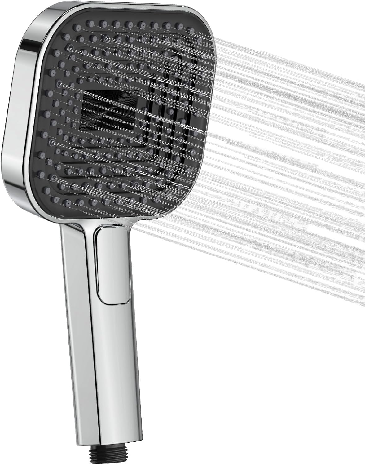 Pommeau de douche carré chromé haute pression 14,5 cm Vendos85 - Mathon