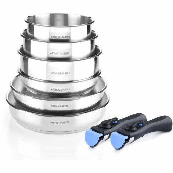 Batterie De Cuisine Arthur Martin Am5538 8 Pièces Arthur Martin - Mathon - 1
