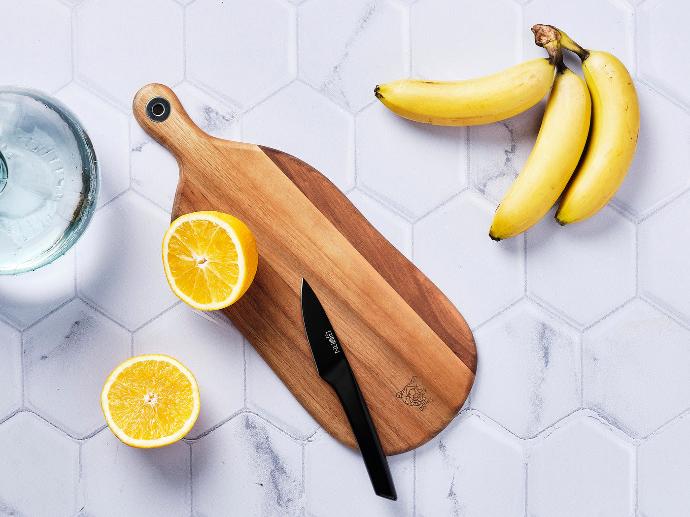 Lot de 1 planches en bois marron D Björn - Mathon - 2