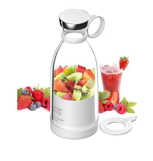 Blender Portable électrique Smoothie de 0,35L Rechargeable USB blanc Vendos85 - Mathon