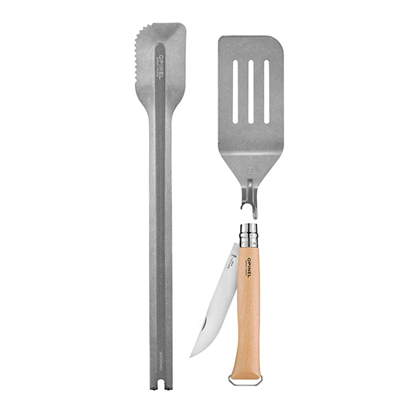 Set de 3 ustensiles pour barbecue Opinel - Mathon - 1