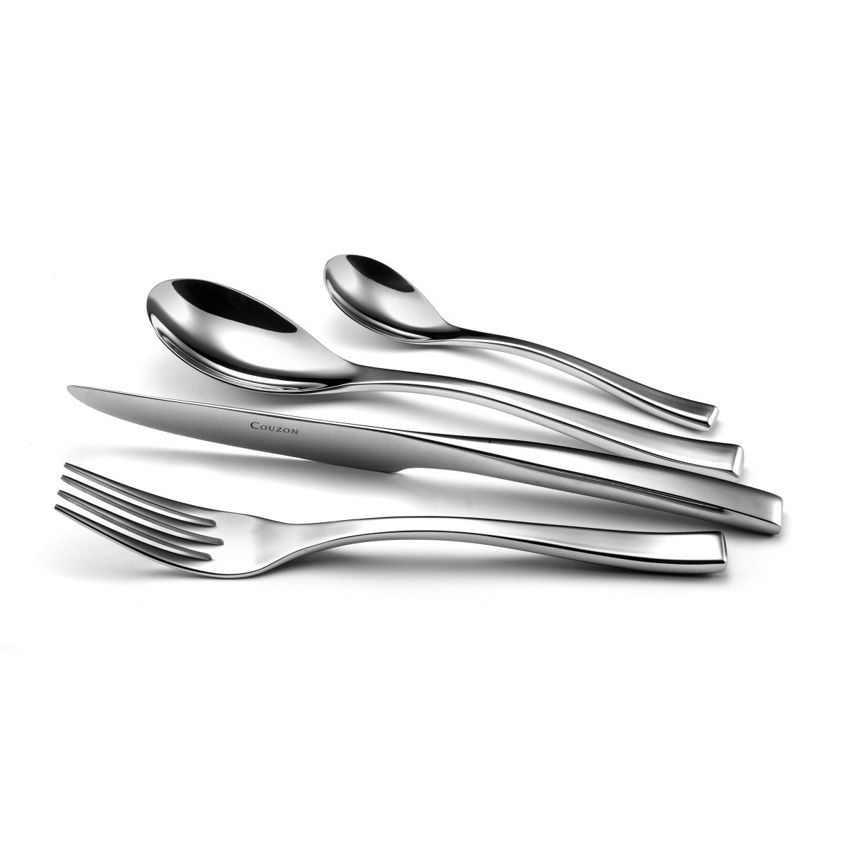 Steel - Ménagère 50 pièces en coffre bois Couzon - Mathon - 4