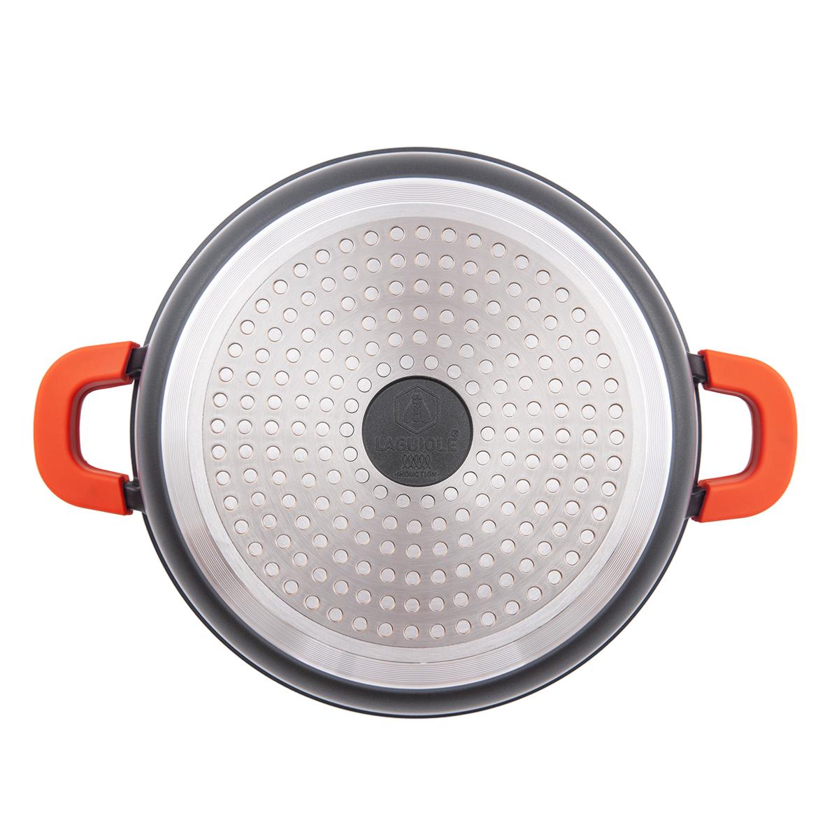 Faitout noir 28cm revêtement céramique - "RobuCook" Laguiole Cuisson - Mathon - 5