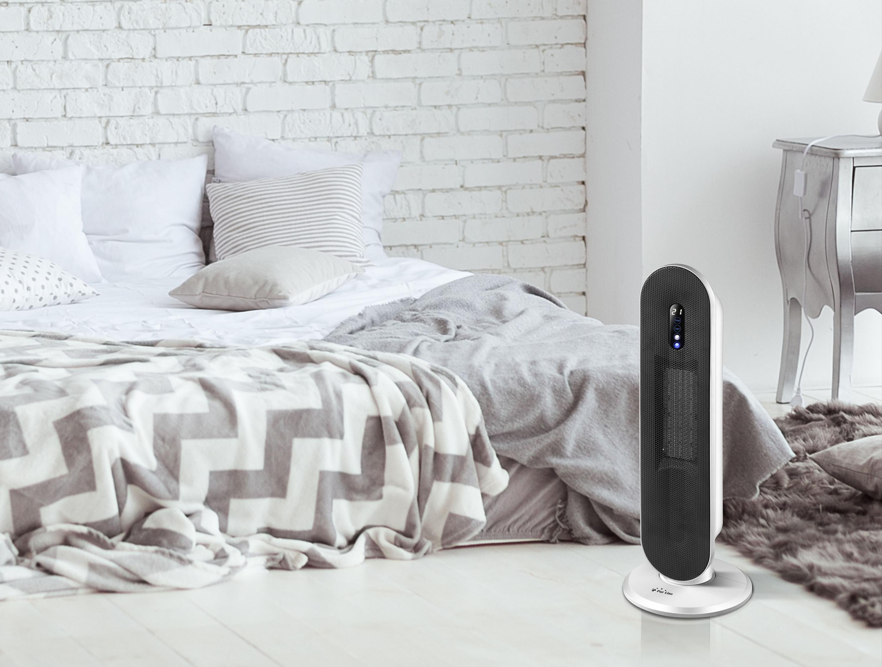 Chauffage de tour numérique en céramique 2000W Purline - Mathon - 4