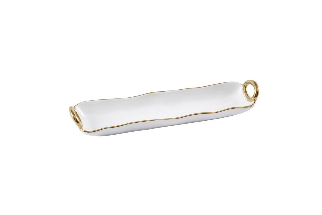 Set de 2 plateaux à biscuits - 36,2x8,3x5,1cm - GOLDEN HANDLES Pampa Bay - Mathon