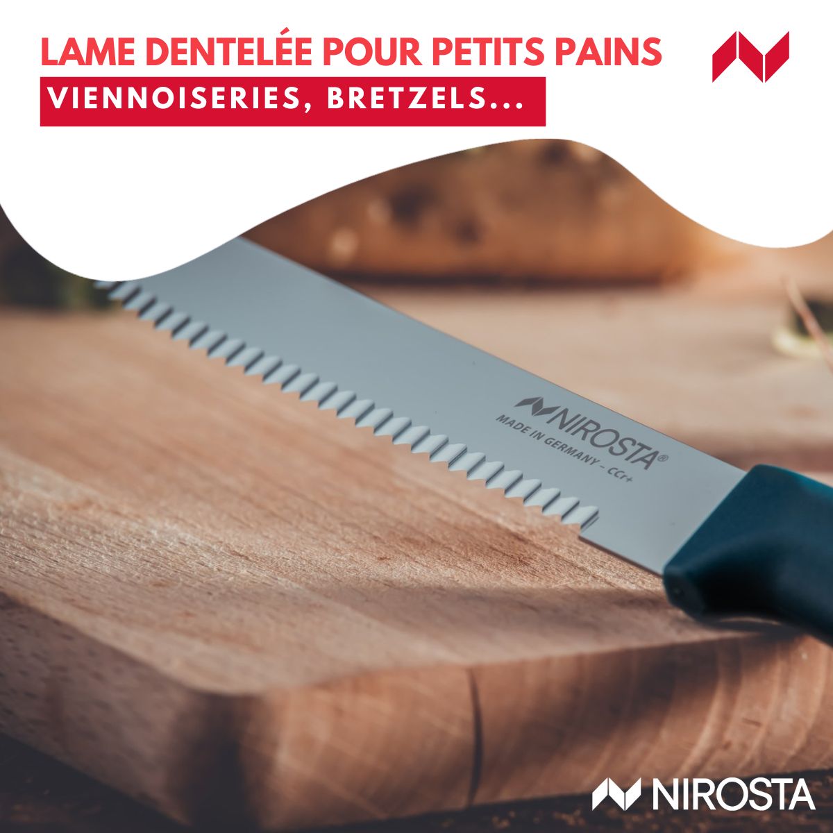 Couteau petit-déjeuner 22,5 cm  Elemental Nirosta - Mathon - 5