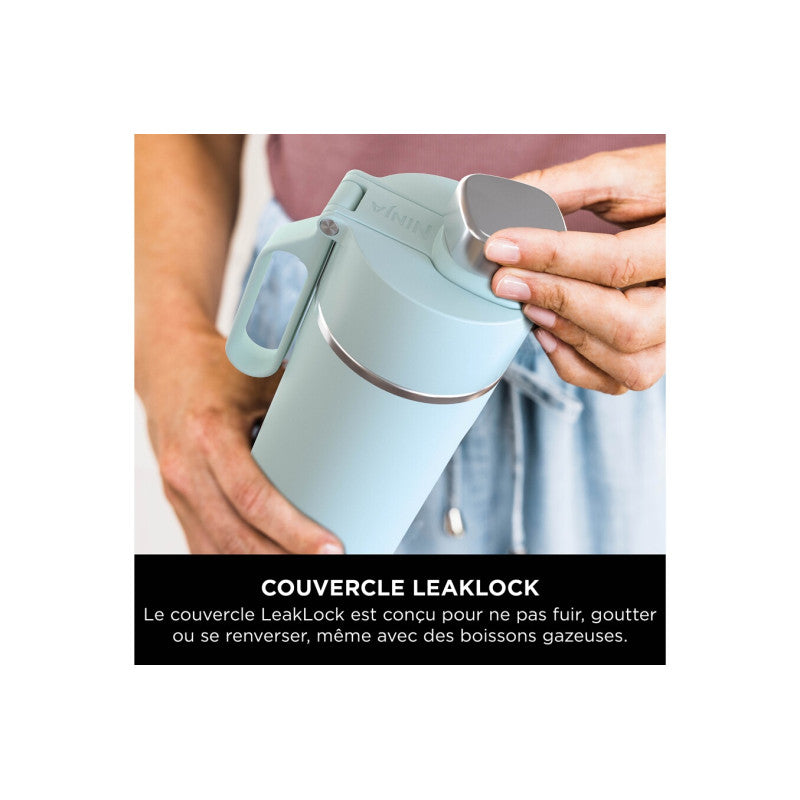 Cuisine Art De La Table Ninja Gourde Isotherme Thirsti Menthe 530 Ml Ninja - Mathon - 6