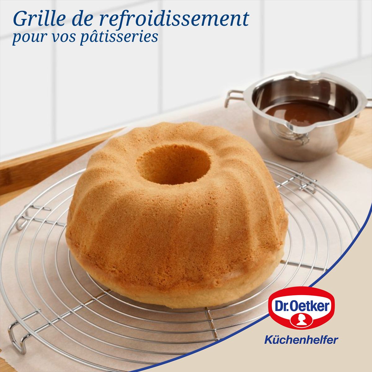 Grille de refroidissement pour gâteaux 32 cm Dr Oetker Divers Dr. Oetker - Mathon - 4