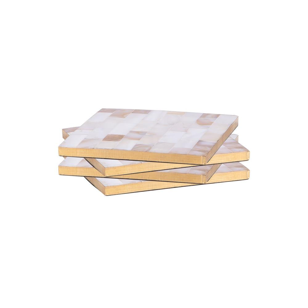 Coffret de 4 dessous de verre Posidonie Table passion - Mathon - 2