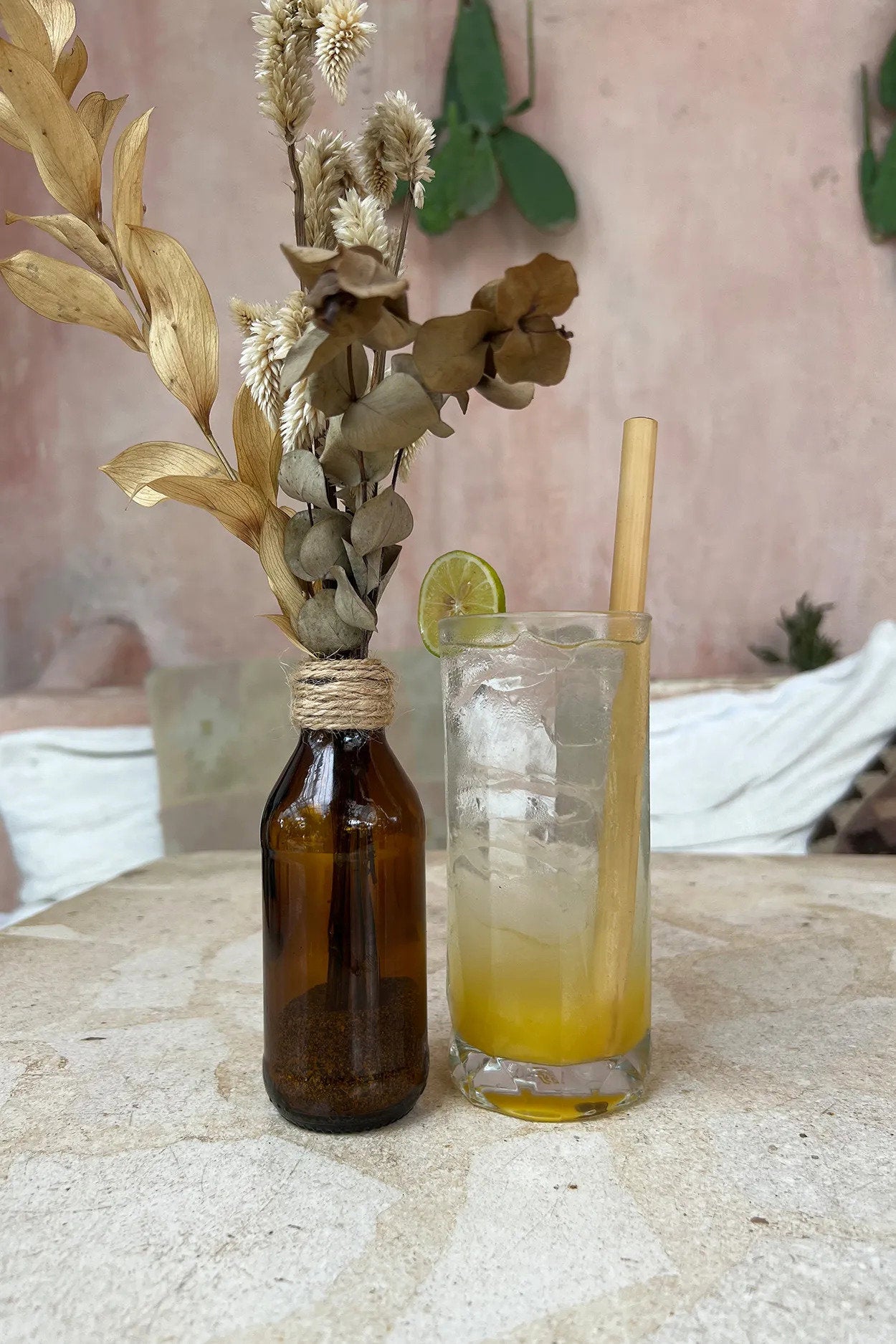 Les Pailles En Bambou - Lot De 10 Avec Brosse Bazar Bizar - Mathon - 7