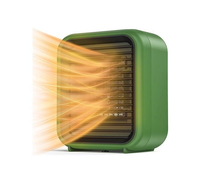 Mini Radiateur Céramique 800W vert Vendos85 - Mathon