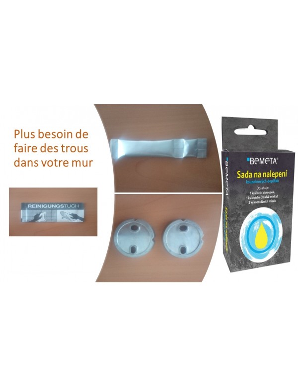 Dérouleur papier toilette OMEGA laiton chromé 14,5x15,5x9 cm Bemeta - Mathon - 6