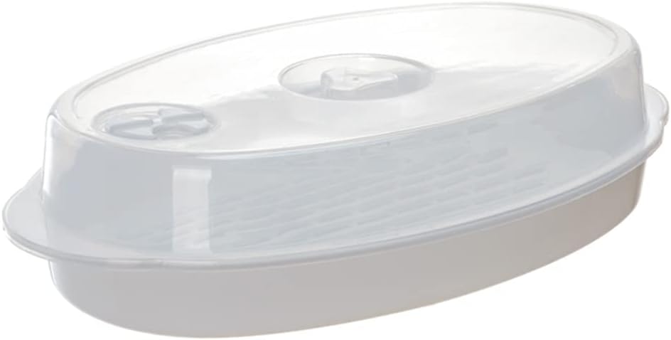 Récipient avec Couvercle Micro- Ondes 2 en 1 blanc Vendos85 - Mathon