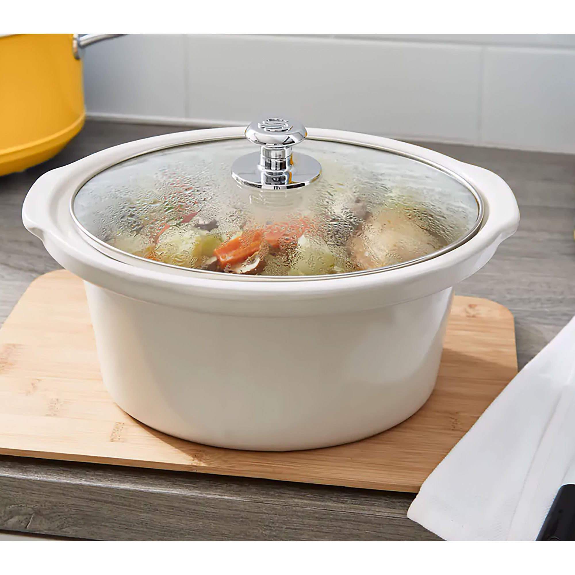 Retro Mijoteuse 3,5L Poêle Amovible en Céramique Antiadhésive, Vintage 200 Vert SF17021GNEU - Mathon - 4