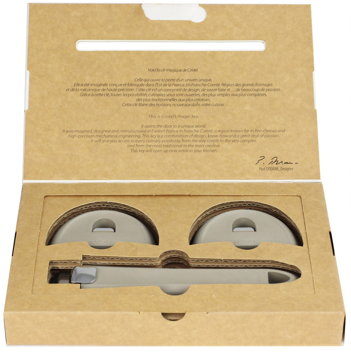 Set poignée et anses - Taupe Cristel - Mathon - 1