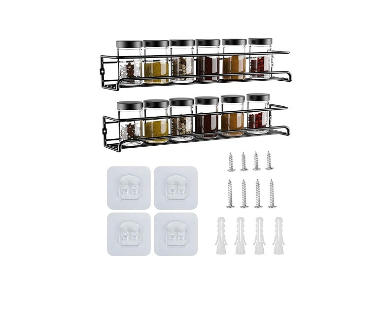 Étagère à Épices Mural sans Perçage en Acier Inoxydable Vendos85 - Mathon