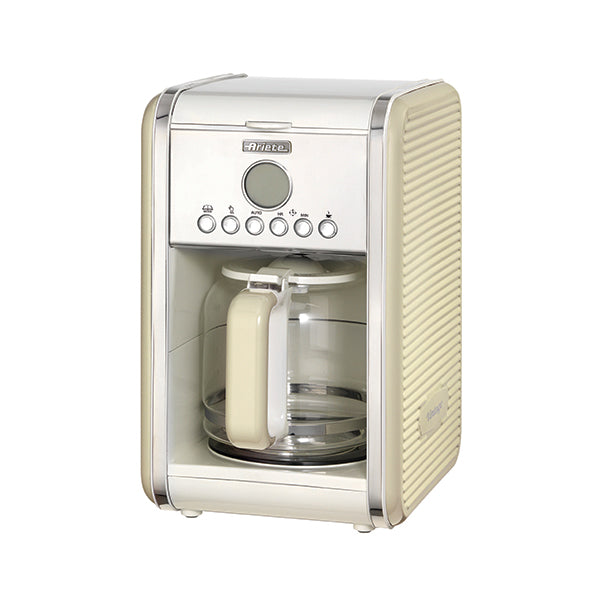 Cafetière Vintage Beige 4 -12 tasses programmable 960 W 1342 Ariete - Mathon - 1