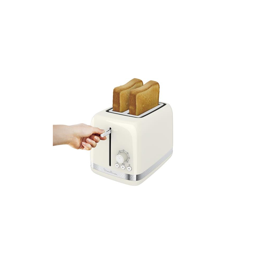 Toaster 2 Tranches 850w Design Annee 50 Ivoire   - Lt300a10 Moulinex - Mathon - 3
