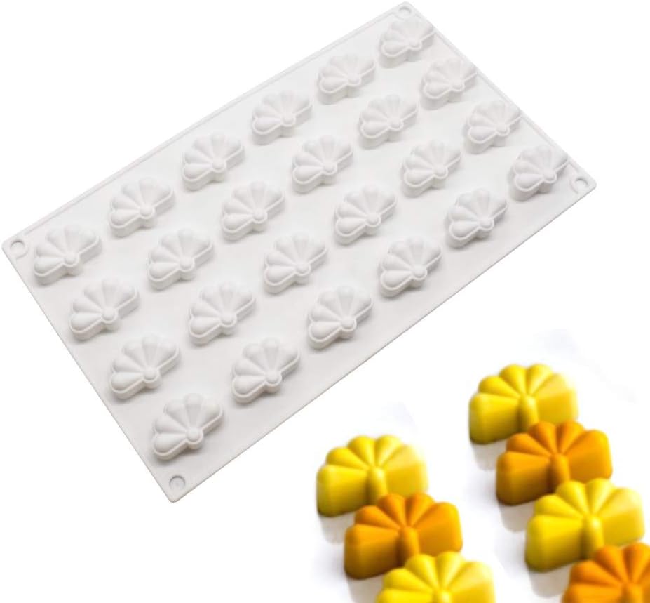 Moule 3D pour Glace Chocolat Pâtisserie Dessert, 24 Trous Forme de Cinq pétales Vendos85 - Mathon