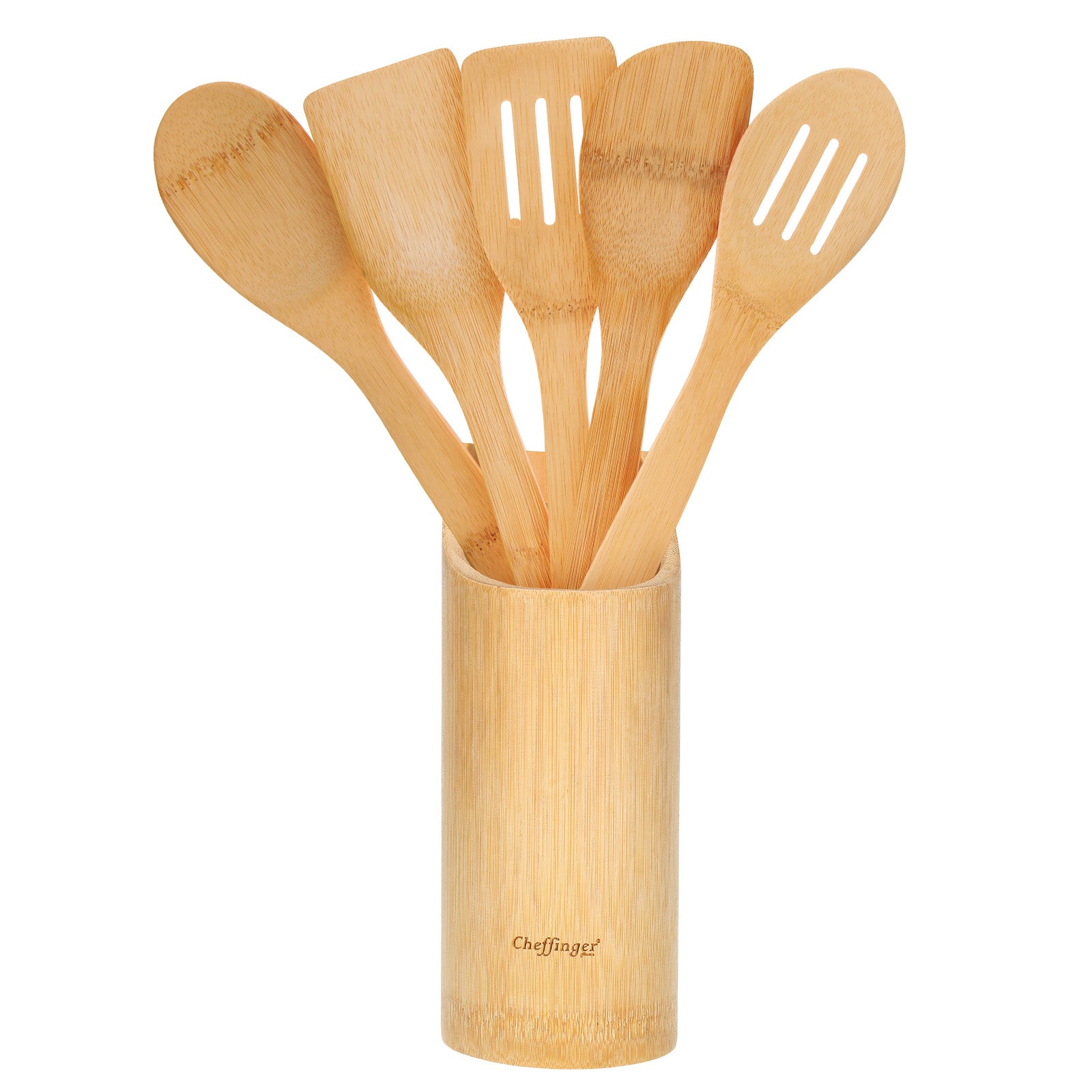 Set de Spatules en Bambou Cheffinger - Mathon - 1